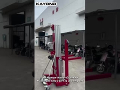 Der von Menschen handgetriebene Aufzug aus Aluminiumlegierung