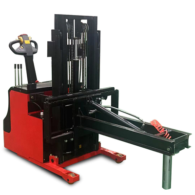 Versatile Electric Pallet Stacker Battery Powered 250kg/500kg Load Electric Operation With Adjustable Clamp And Rotat