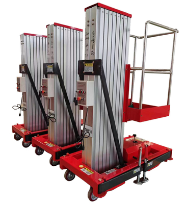 ME1000-1 Single Mast Aluminum Alloy Hydraulic Lift For Aerial Working Platform
