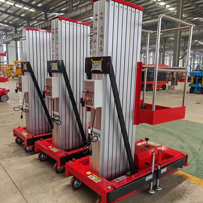 ME1000-1 Single Mast Aluminum Alloy Hydraulic Lift For Aerial Working Platform
