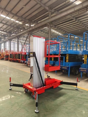 ME1000-1 Single Mast Aluminum Alloy Hydraulic Lift For Aerial Working Platform