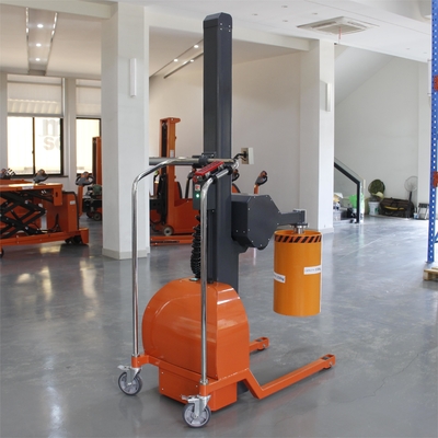 500kg 16m Semi-Electric Pneumatic Roll Turner Stacker With Electric Lifting And Rotation