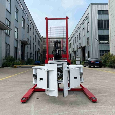 500kg 1.6m  Paper Roll Semi Electric Stacker PU Wheel