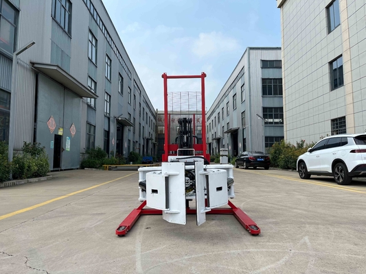 500kg 1.6m  Paper Roll Semi Electric Stacker PU Wheel