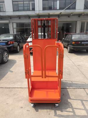 4m 5m 6m 300kg Small Wheels Tool Semi Electric Low Level Central Rider Order Picker