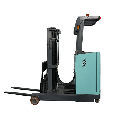 Ride on Electric Reach Truck Forklift for Narrow Aisle Warehouse with EPS