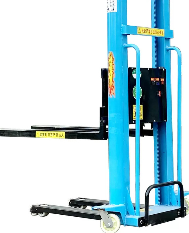 1000kg Portable Semi Electric Forklift Multifunctional Trucks Automatic Transfer
