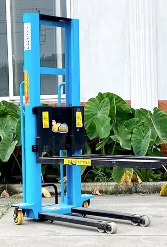 1000kg Portable Semi Electric Forklift Multifunctional Trucks Automatic Transfer