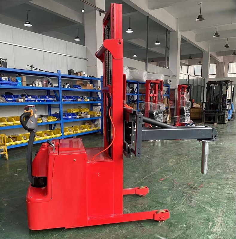 14ft 2204lbs Electric Paper Reel Stacker  For Paper Roll Lifting