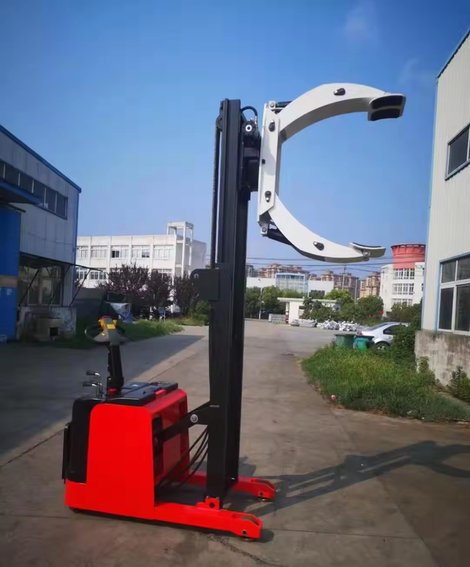 1.5 Ton 9.84 Ft Fully Electric Counterbalanced Heavy-duty Paper Roll Stacker With 90 180 360 Degree Rotation