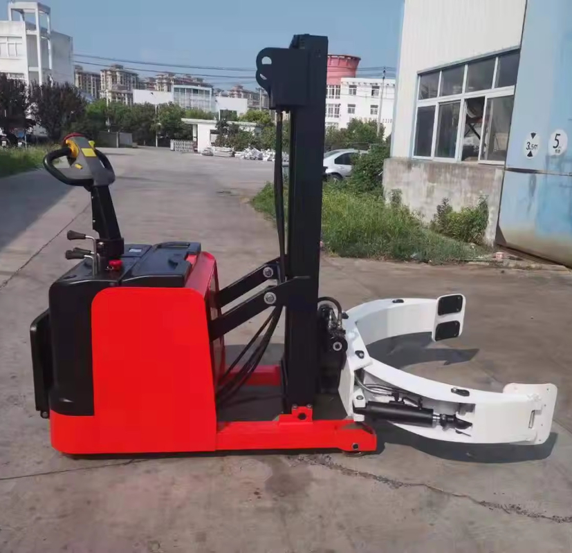 1.5 Ton 9.84 Ft Fully Electric Counterbalanced Heavy-duty Paper Roll Stacker With 90 180 360 Degree Rotation