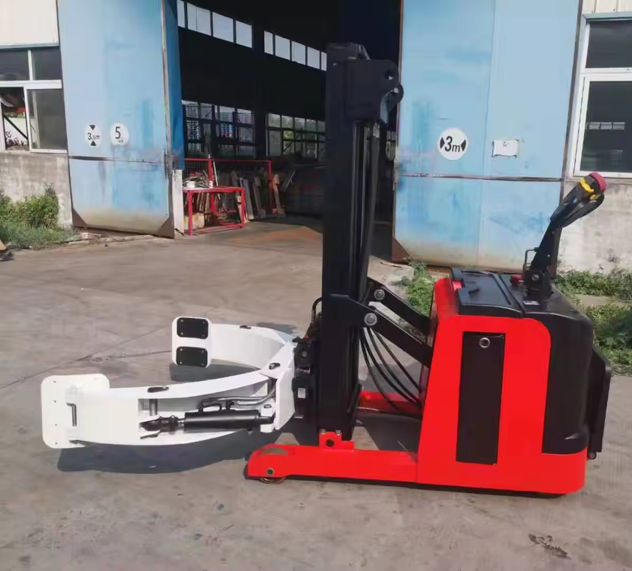 1.5 Ton 9.84 Ft Fully Electric Counterbalanced Heavy-duty Paper Roll Stacker With 90 180 360 Degree Rotation