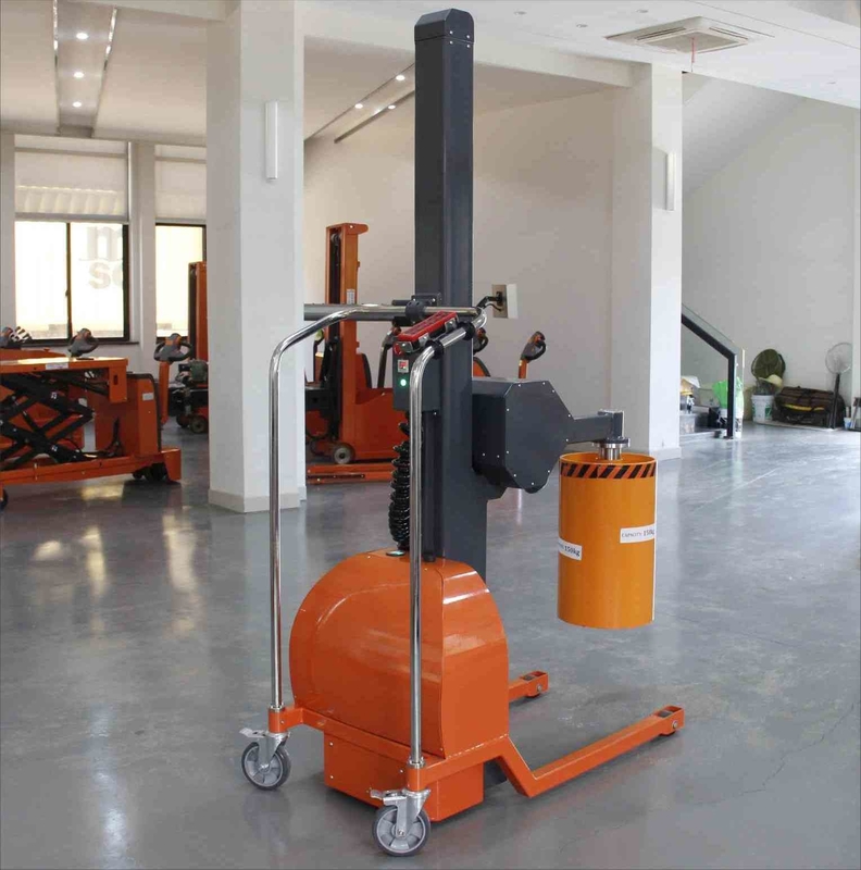 Semi Electric Pneumatic Roll Turner Stacker For Packing Industry