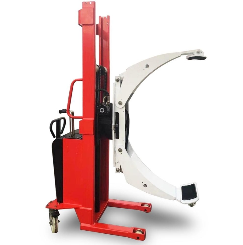 Semi Electric Roll Stacker With Clamp Rotated 90 180 360 Degree For Chemical Industry