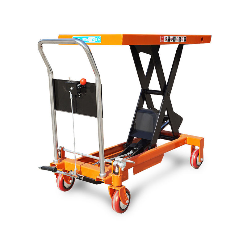 1260MM 2000lb Movable Mobile Compact Hydraulic Scissor Lift Table