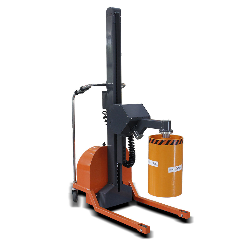 500kg 16m Semi-Electric Pneumatic Roll Turner Stacker With Electric Lifting And Rotation