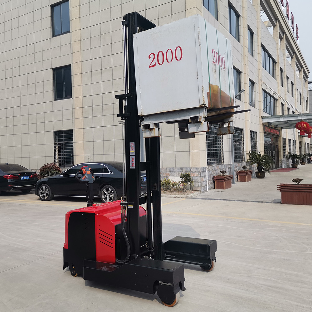 Fully Electric Omni Directional Forklift All Direction Reach Stacker 1000kg 2000kg