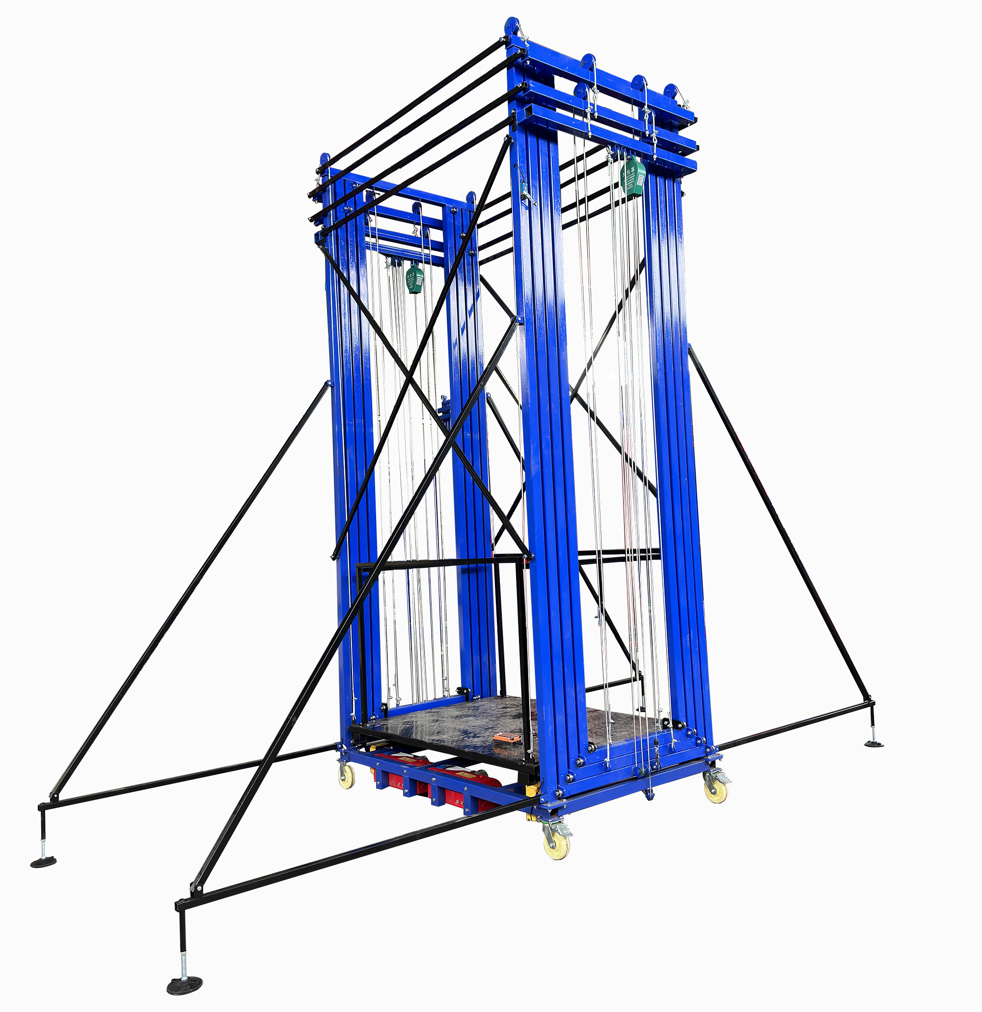 6m Electric Lifting Platform Steel Pipe Bracket Scaffolding System Construction Scaffolding
