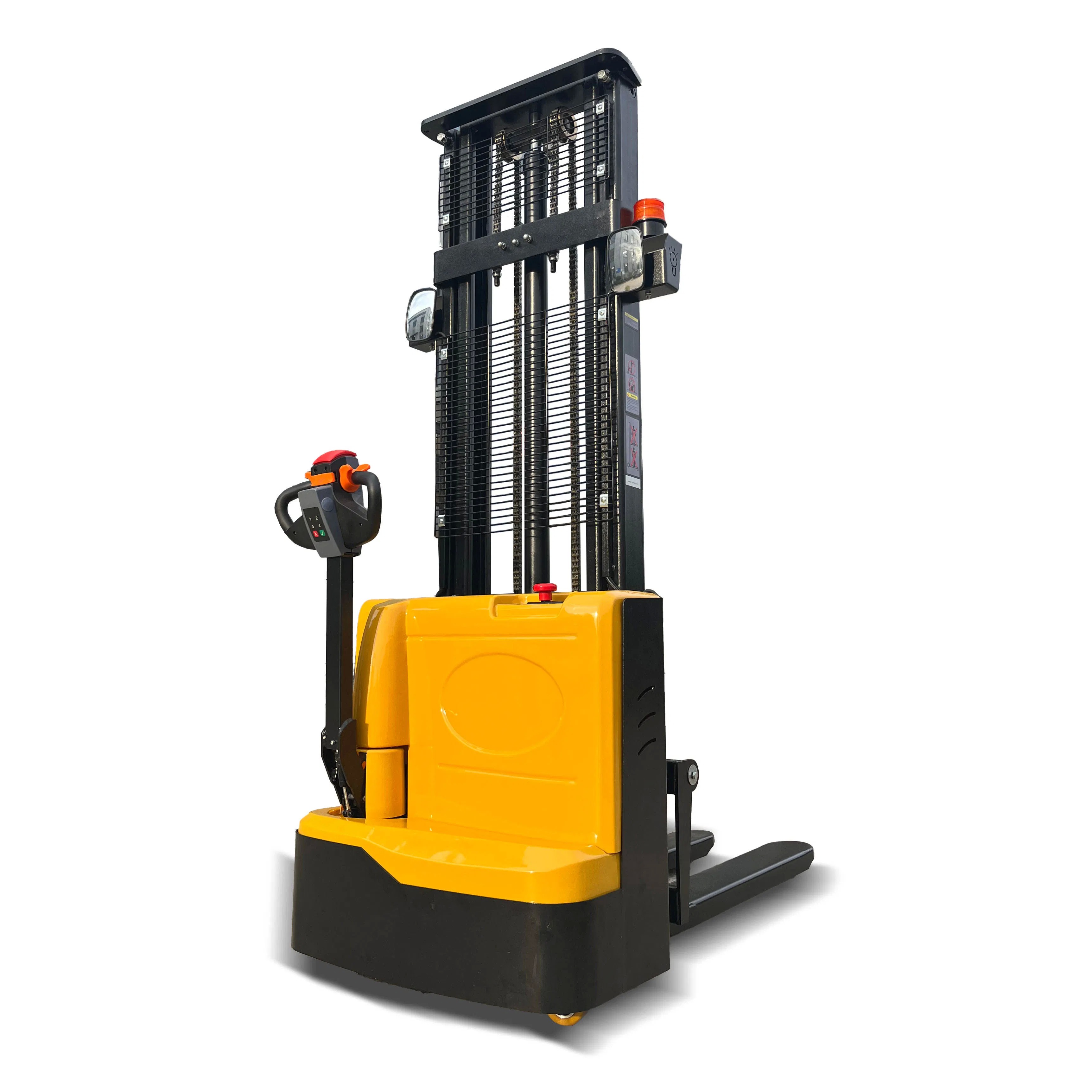 Electric Pallet Stacker with 24V Battery 1070mm Fork Length and 550/680mm Fork Width for Efficient Material Handling