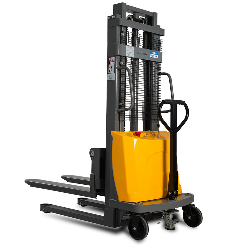 3CBM Overall Size Electric Pallet Stacker with 3000 Kg Rated Load and 550/640mm Fork Width for Efficient Material Handling