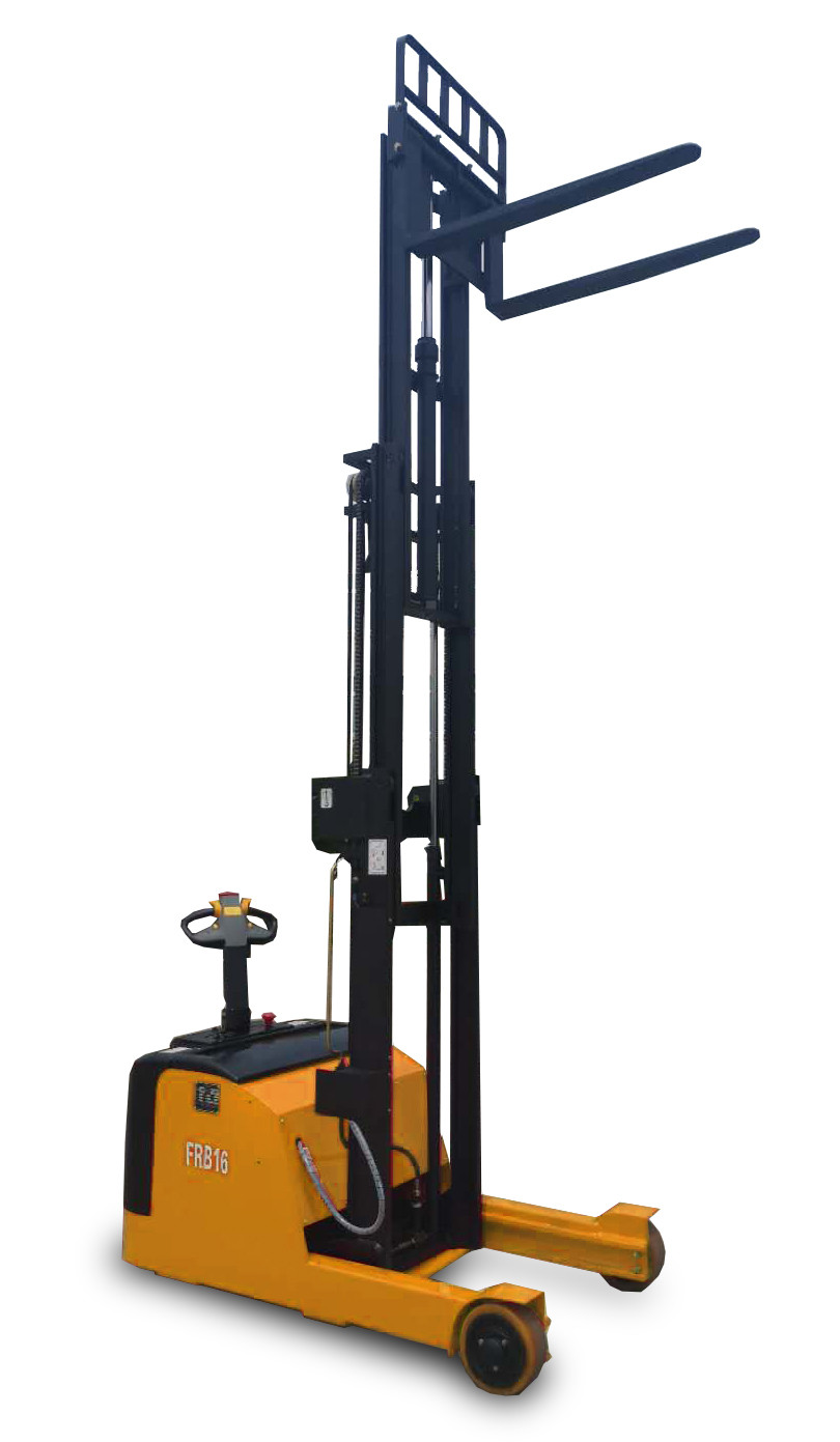 780mm 5M Walk Behind 2T Narrow Aisle Loading  Electric Stacker Lifter