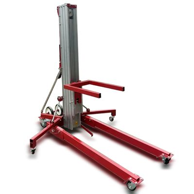 1.70*1.67 Menschenhandanhänger Aluminiumlegierung Lift mit Plattformhöhe Max 9m