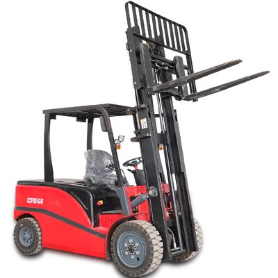 5000kg Vierrad-Elektrostapler Lange Batterielebensdauer Werksdirektverkauf Lager Materialtransport Schwerlast-Hubstapler