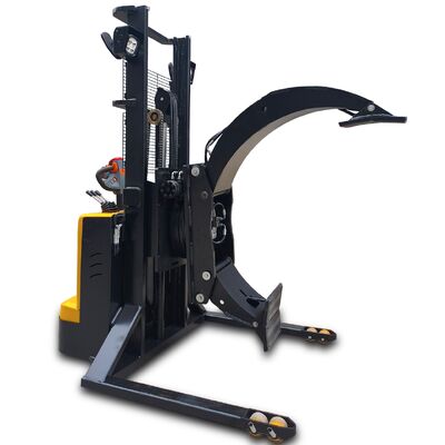 Individuelle 1000kg 2m vollelektrische Walkie Stacker mit Klammer für Rollen Handhabung und Heben